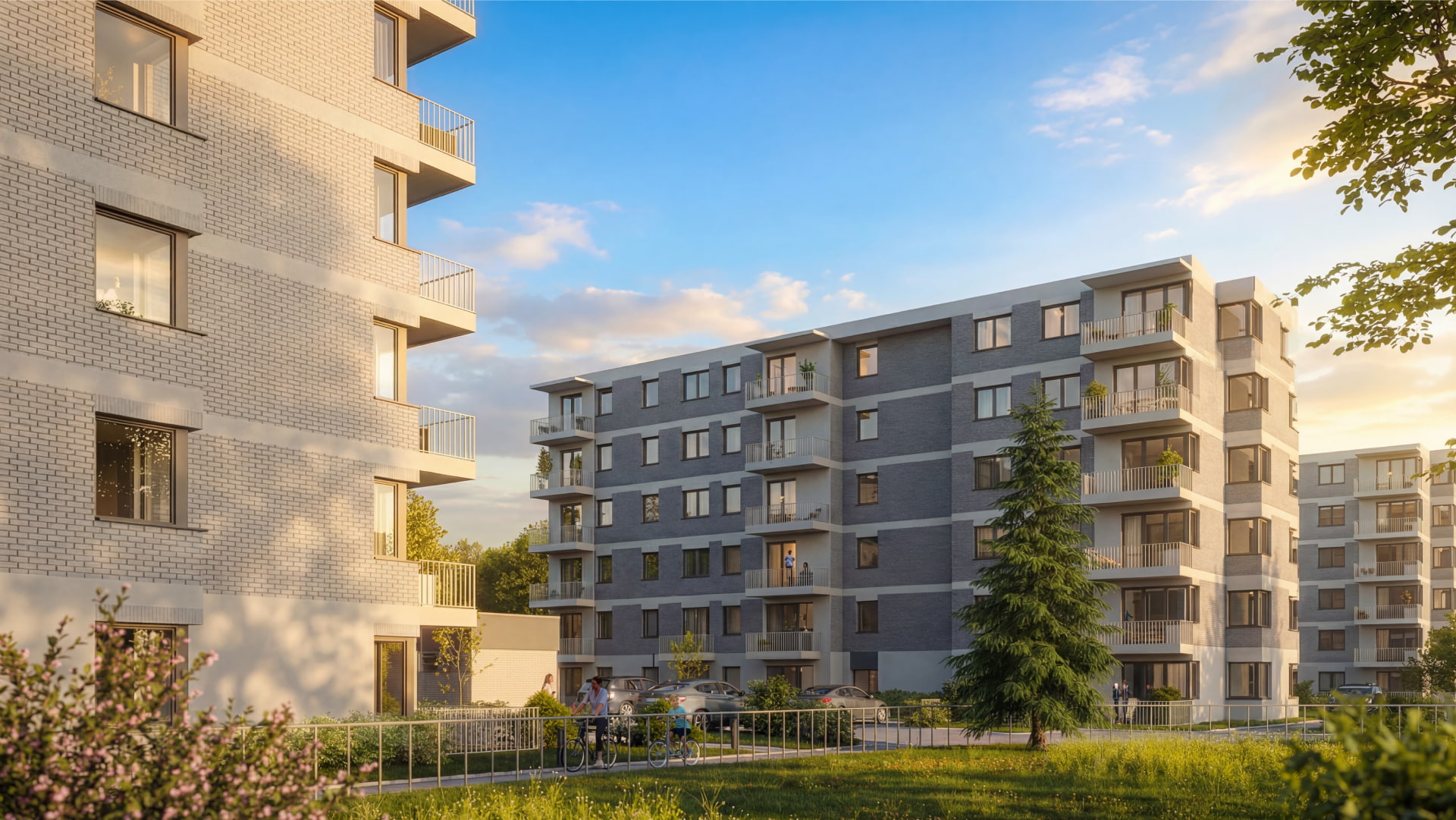 Przestronne osiedle – Apartamenty Krakowska Wrocław