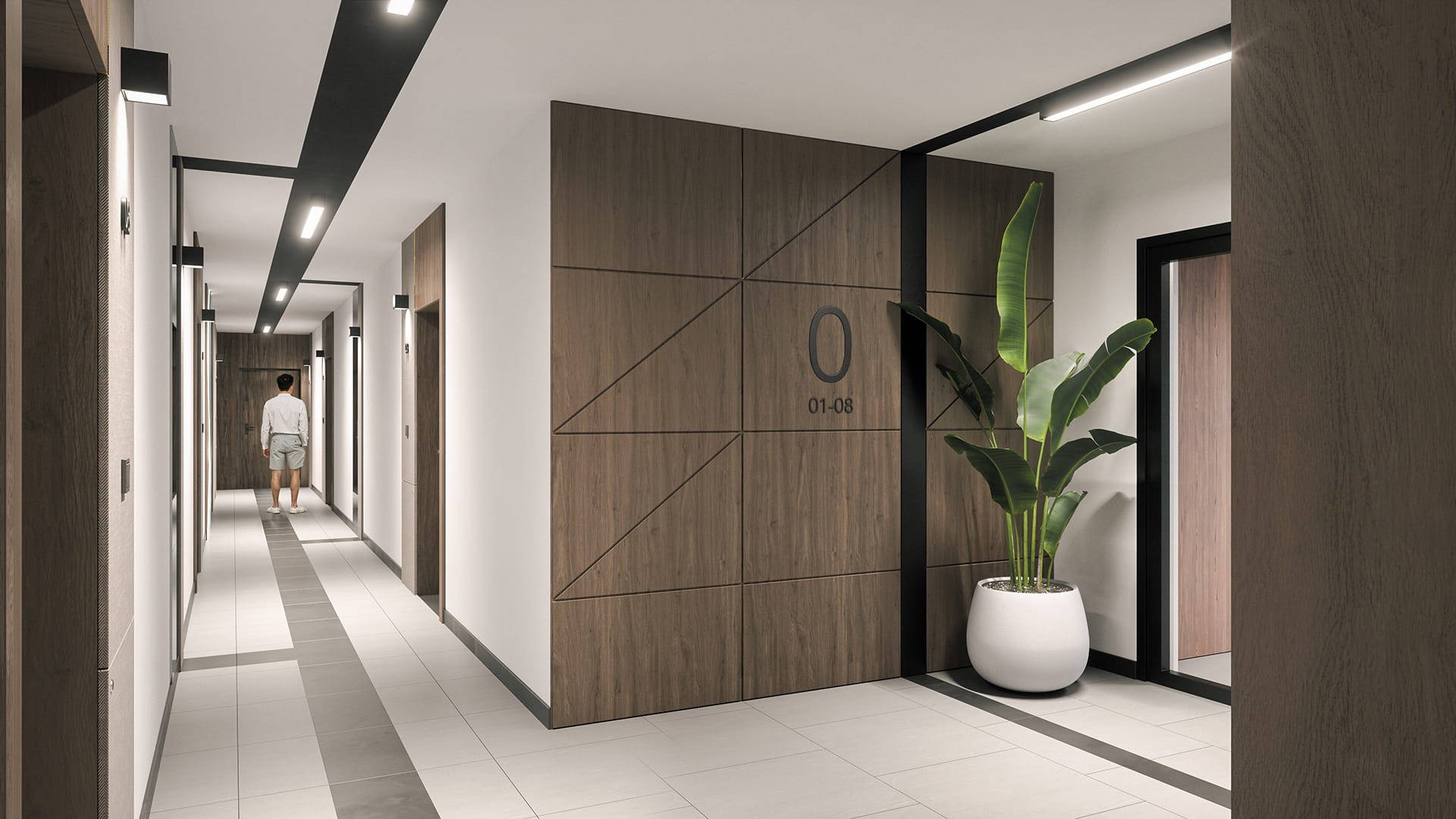 Elegancki design wnętrz osiedla – Apartamenty Krakowska Wrocław