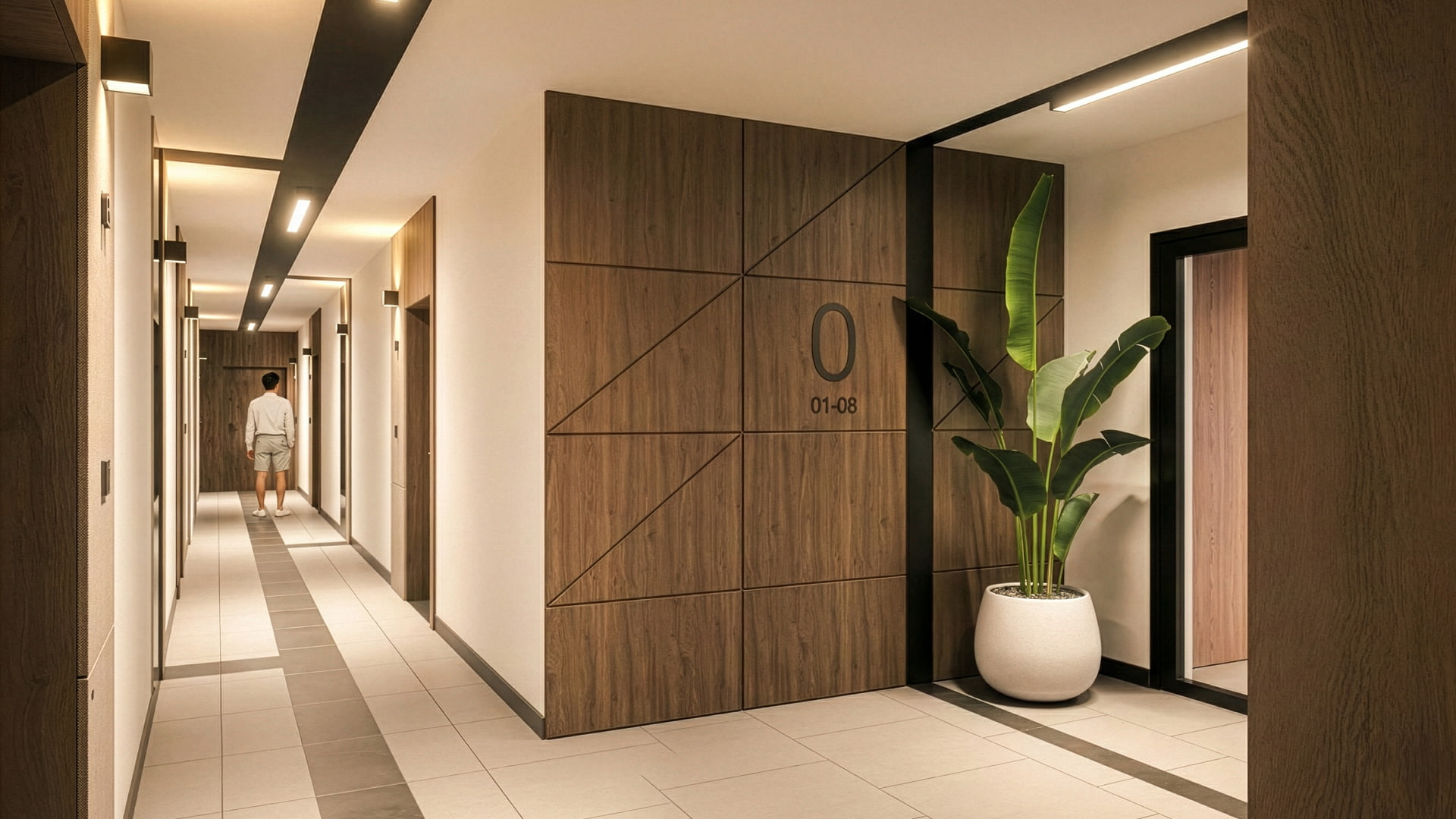 Elegancki design wnętrz osiedla – Apartamenty Krakowska Wrocław