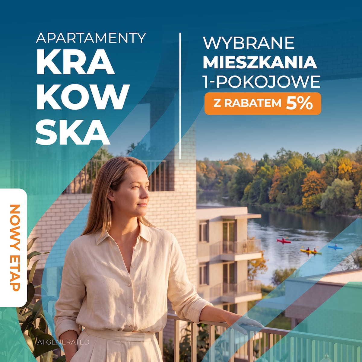 Nowy etap inwestycji Apartamenty Krakowska - 5% rabatu