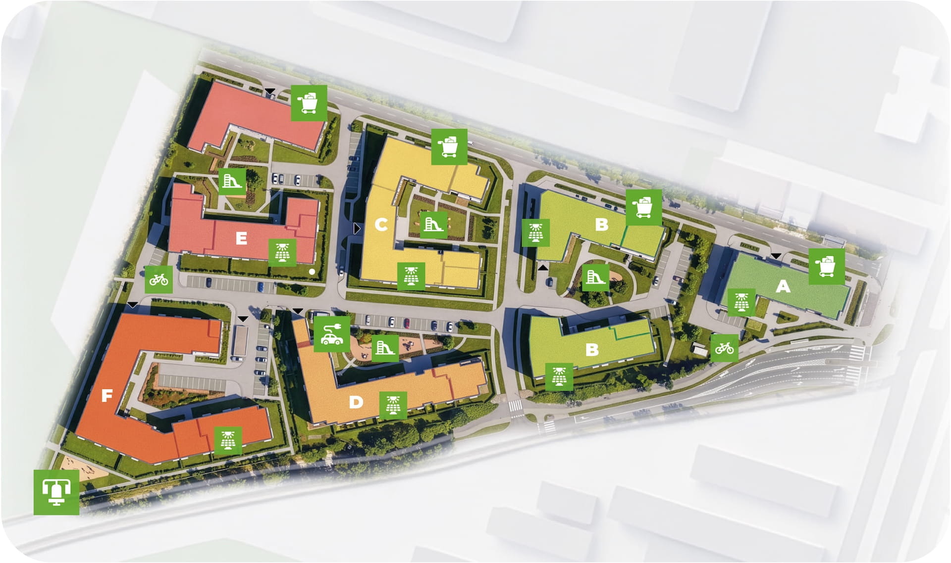 Plan zagospodarowania terenu - PZT - Forte Verde