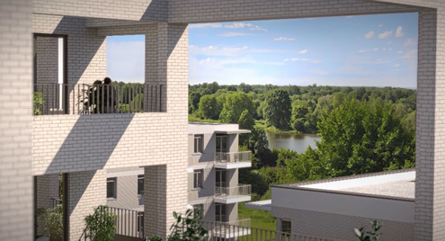 Mieszkania na sprzedaż we Wrocławiu – Apartamenty Krakowska wizualizacja osiedla