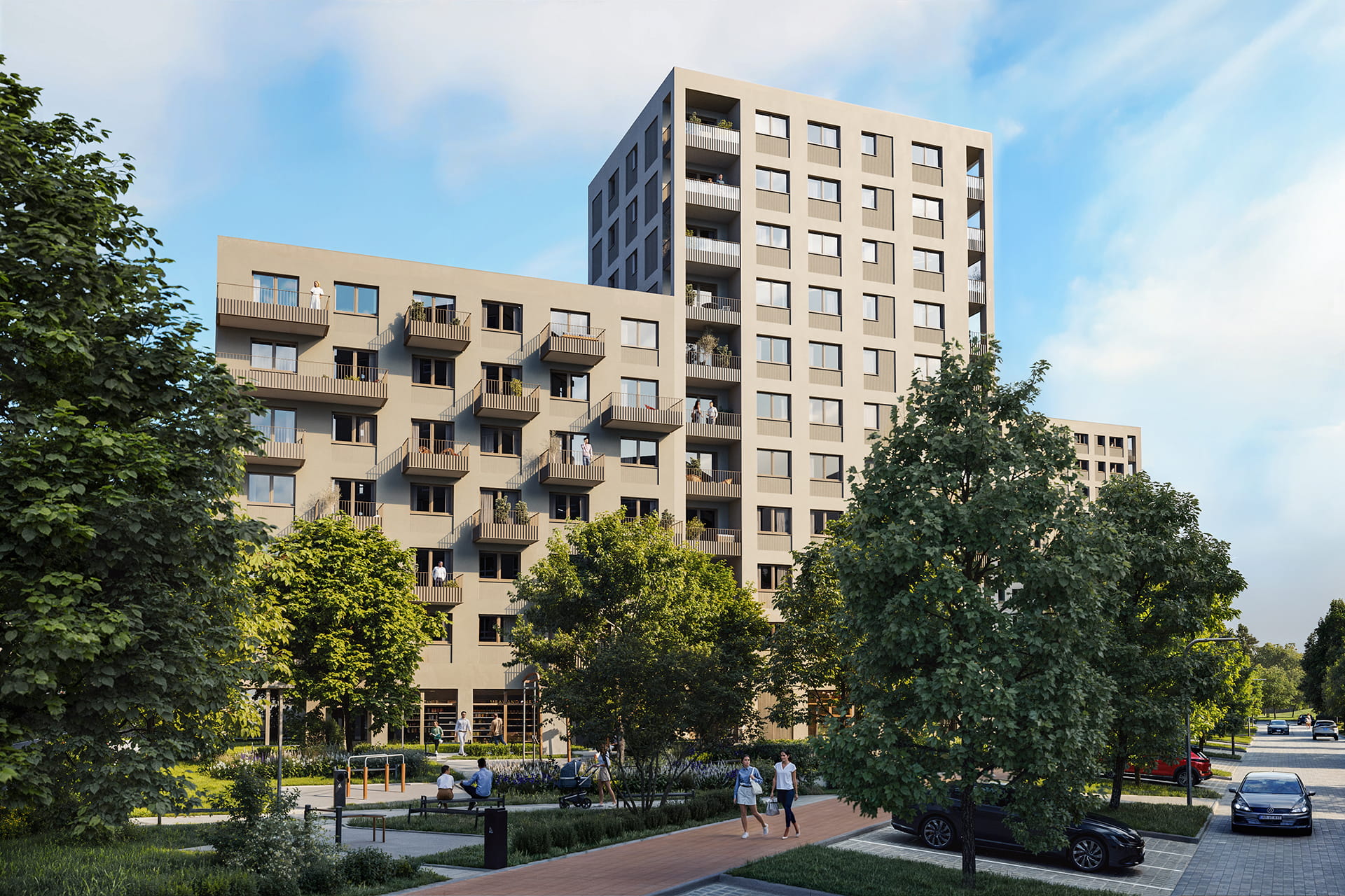 Mieszkania na sprzedaż we Wrocławiu – wizualizacja osiedla Apartamenty Krakowska