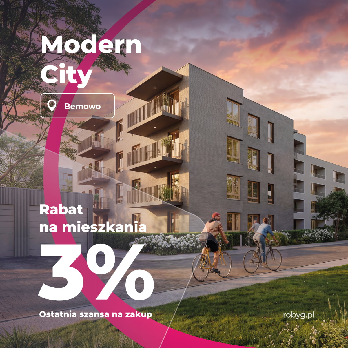 Osiedle Modern City przy metrze Chrzanów - teraz promocja na ostatnie dostępne mieszkania - 3%