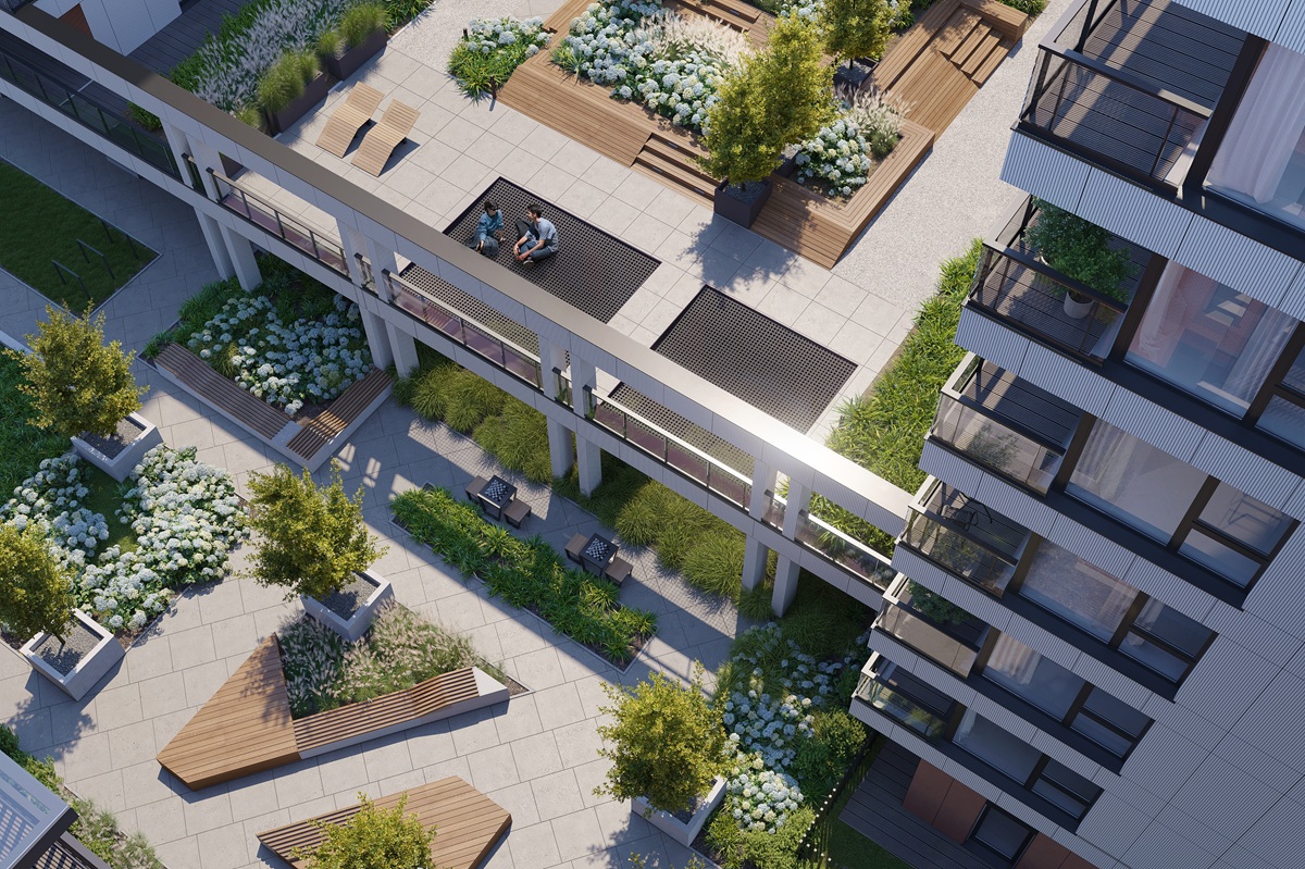 Nadmotławie widok na taras