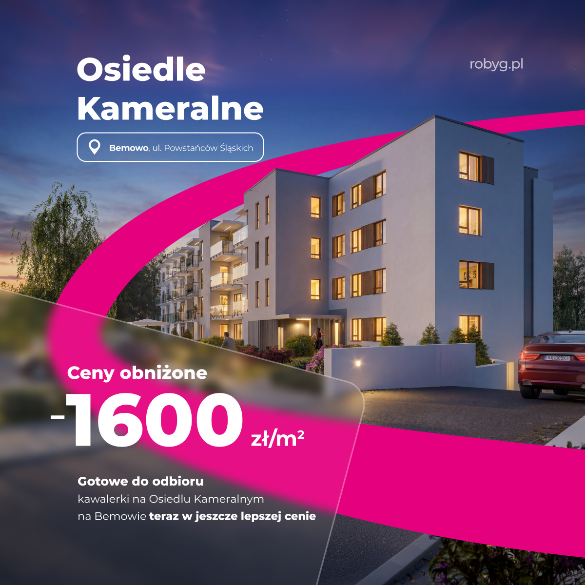 Osiedle Kameralne - nowe obniżone ceny kawalerek