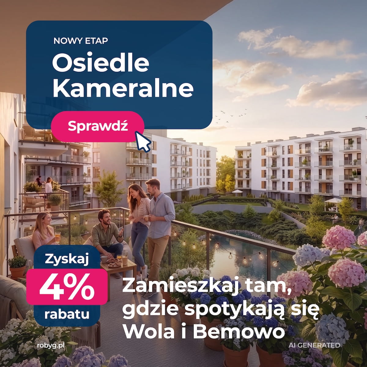 Osiedle Kameralne - Nowy etap - Zyskaj 4% rabatu