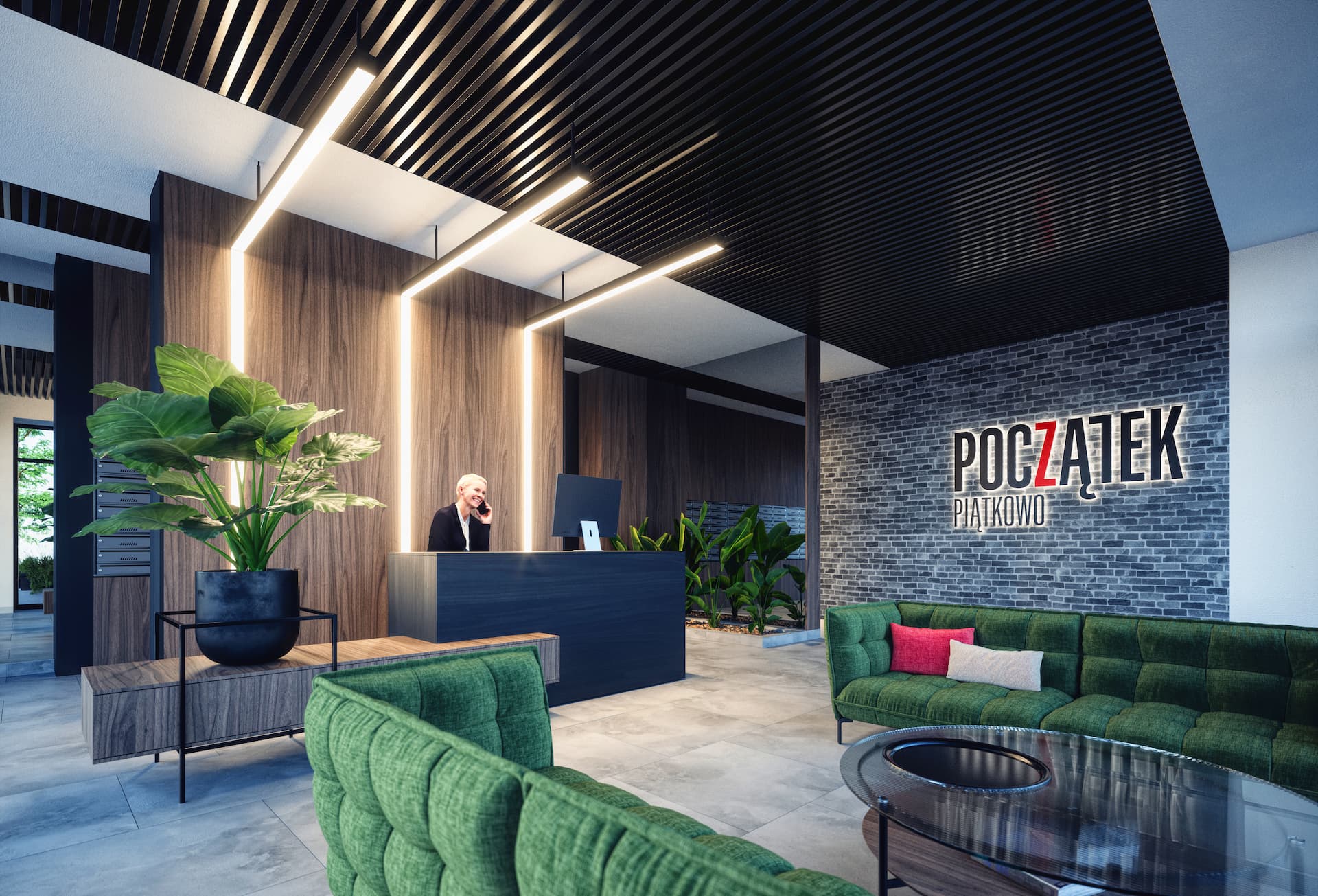 Początek Piątkowo lobby