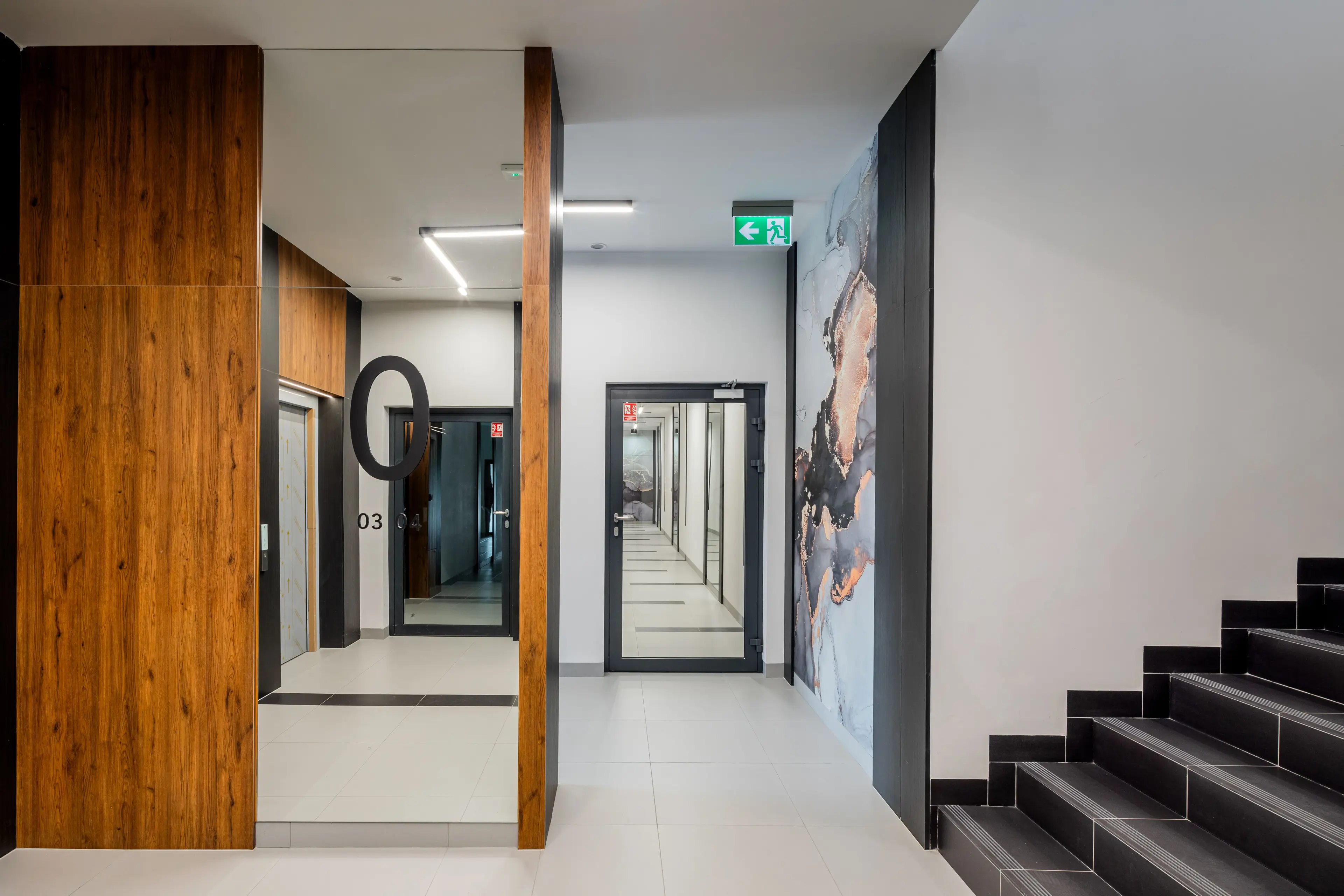 Początek Piątkowo korytarz