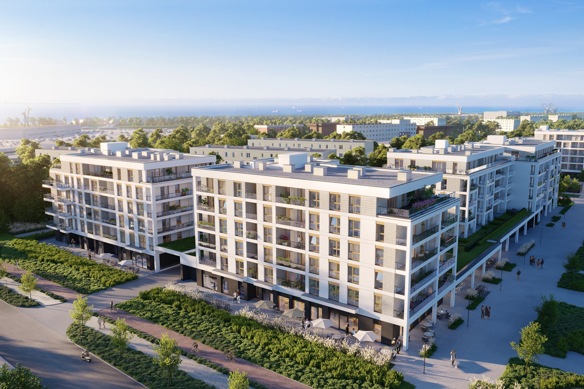 osiedle PORTO z lotu ptaka