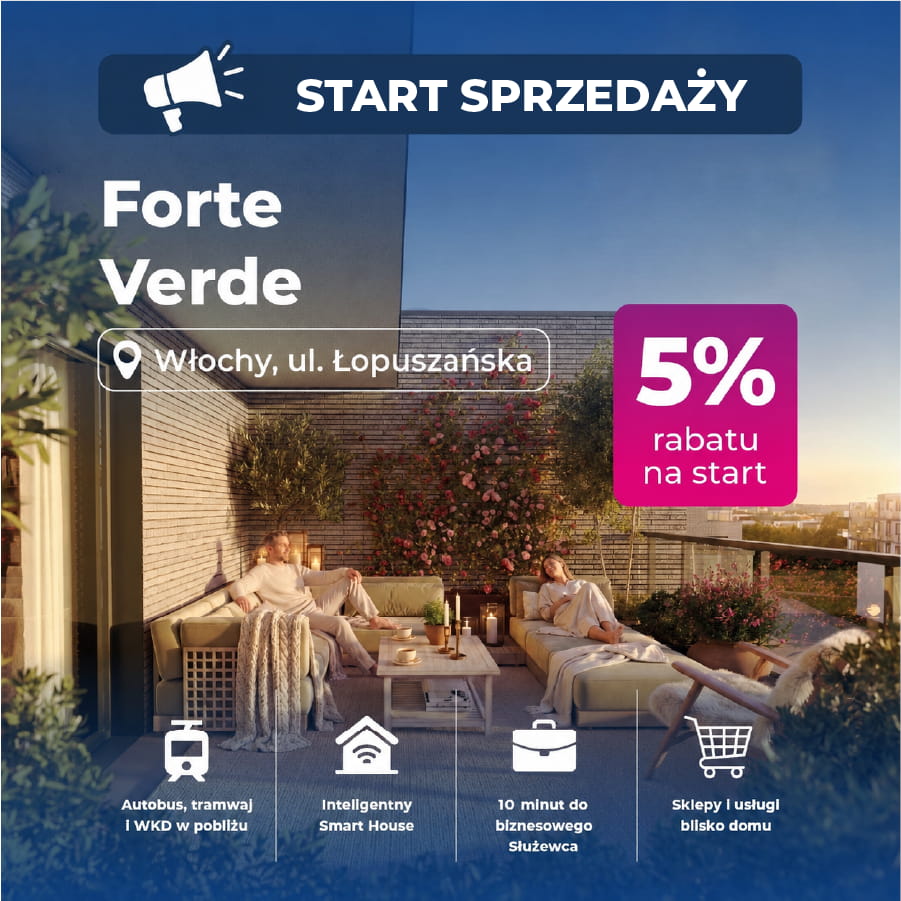 Forte Verde - Baner promocyjny na pierwszy etap