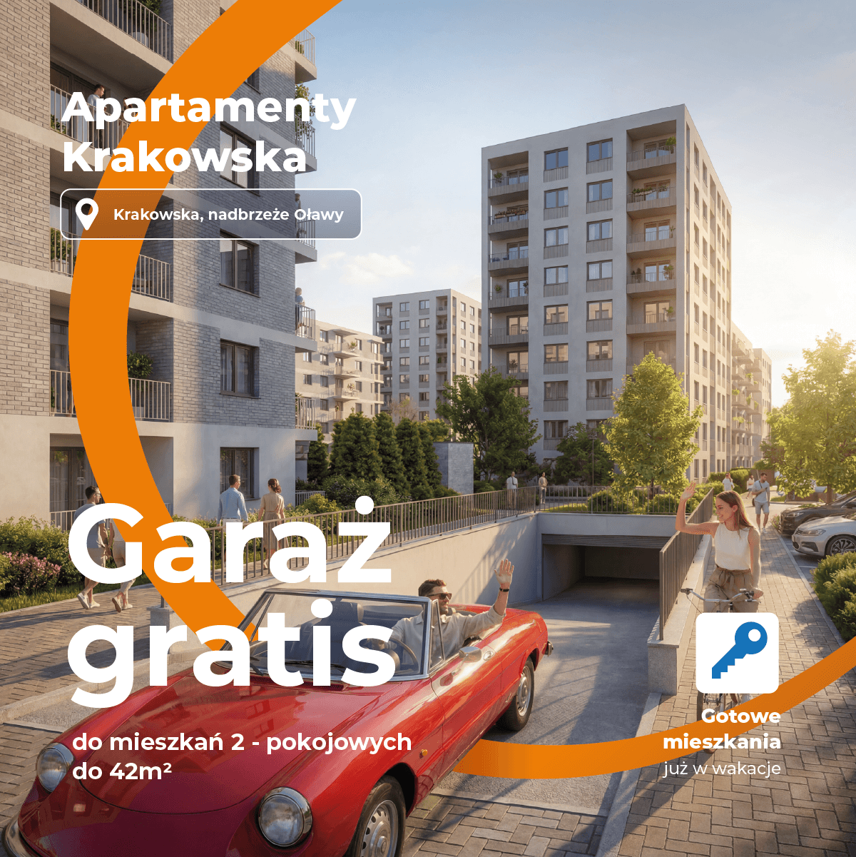Baner promocyjny - aktualne rabaty na mieszkania w sprzedaży na osiedlu 