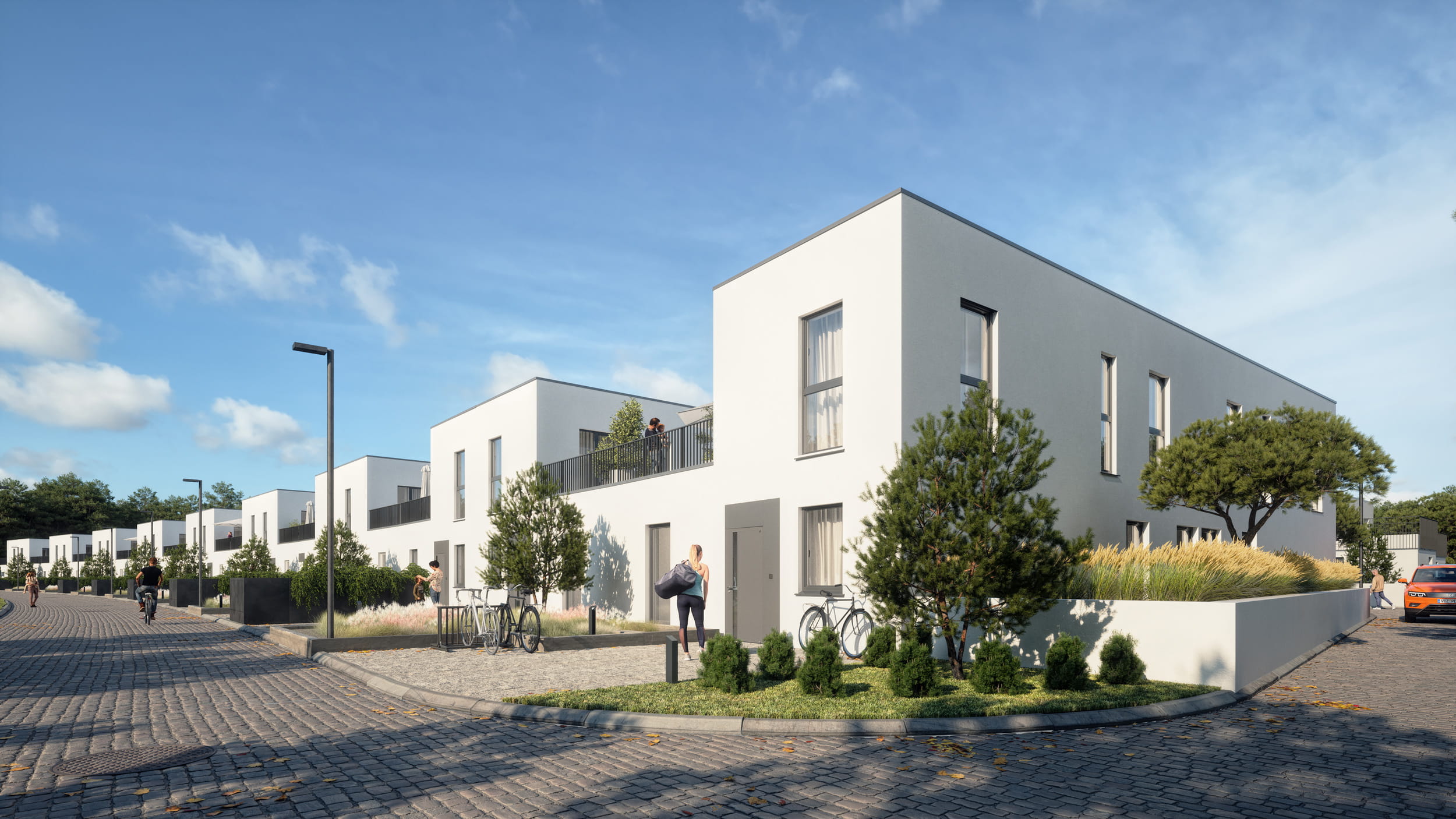 Nowe domy Jagodno, Wrocław