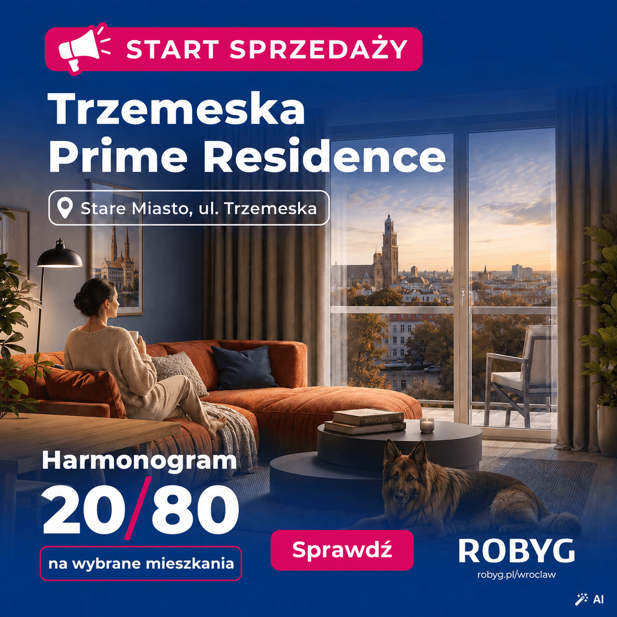 Promotion on apartments for sale in Wrocław – Trzemeska Prome Residence