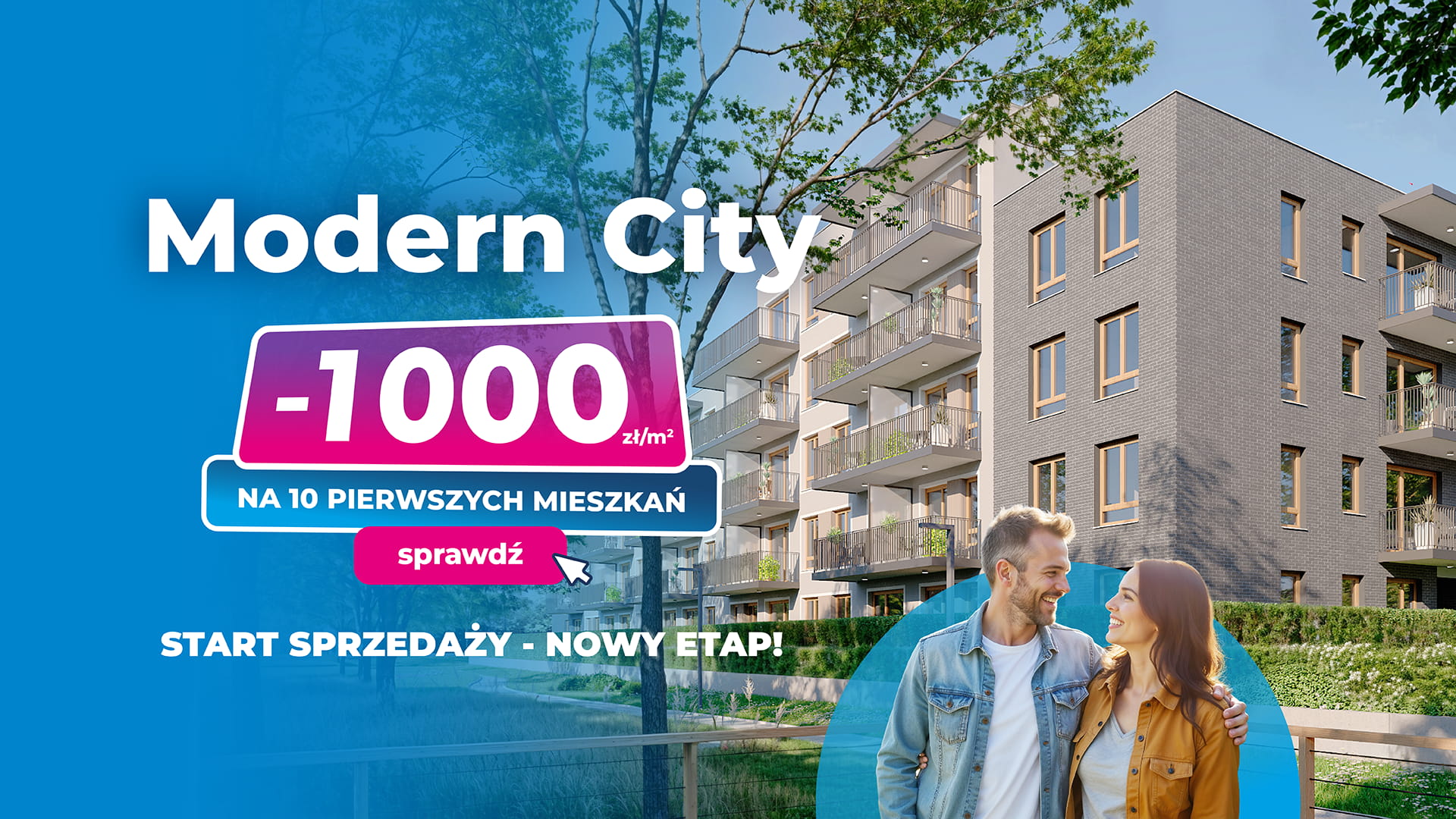 Modern City - Nowy etap -1000 zł/m2