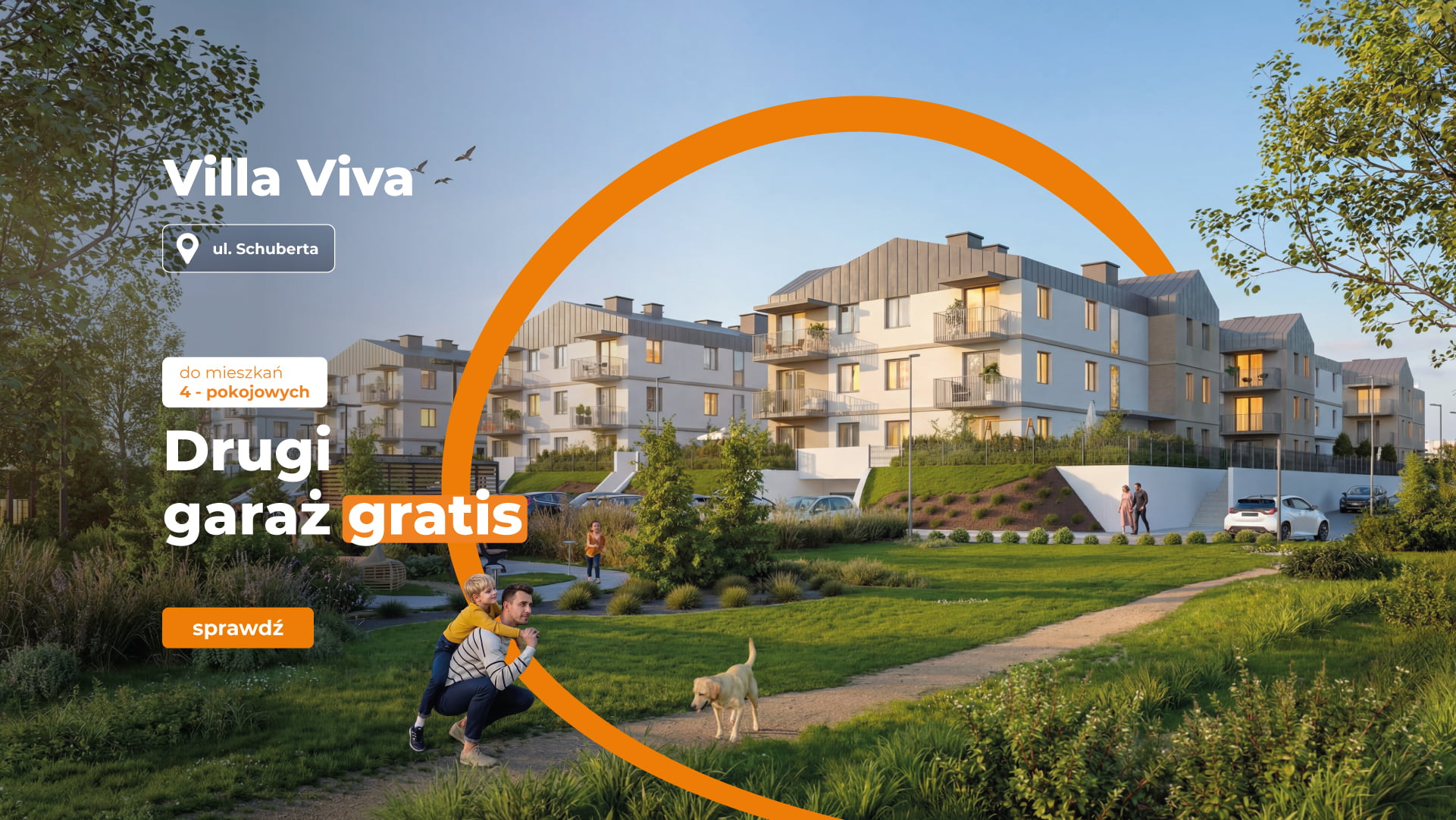 Baner promocyjny - aktualne rabaty na mieszkania  na osiedlu 