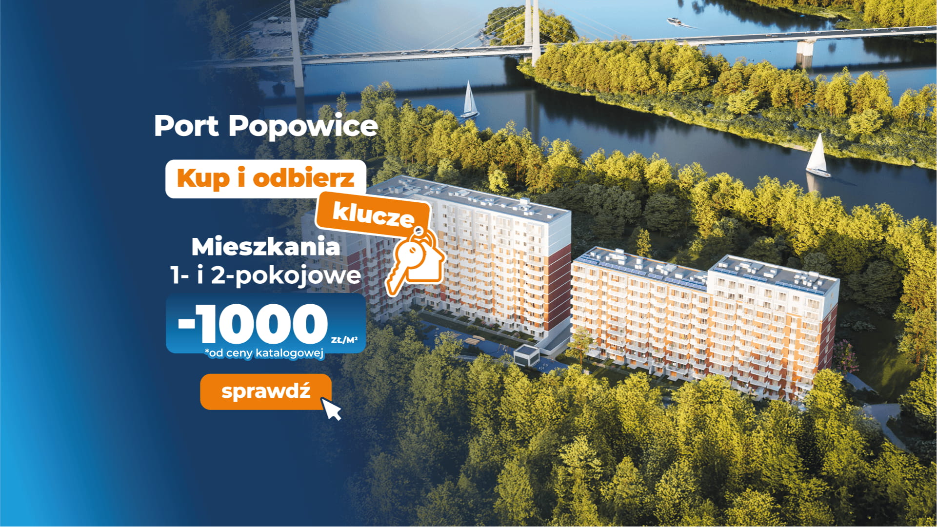 Port Popowice - Rabat 1000 zł/m2 od ceny katalogowej